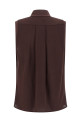 Draped top Brown