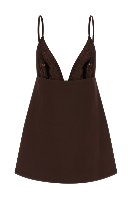 Duchesse dress Brown