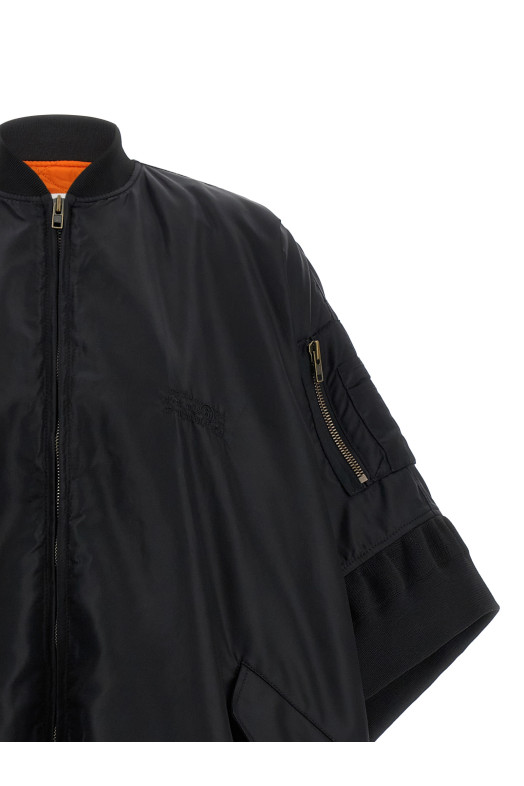 'Numeric Signature MM6' bomber jacket Black