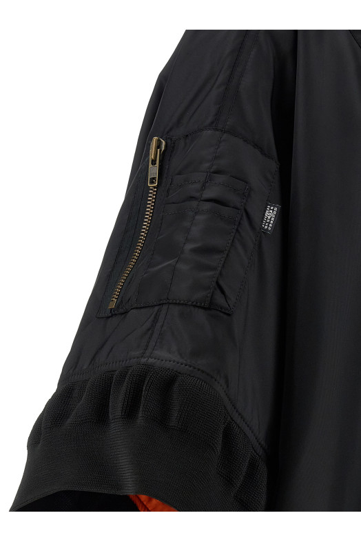 'Numeric Signature MM6' bomber jacket Black