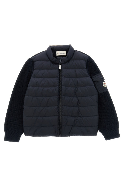 Padded cardigan Blue