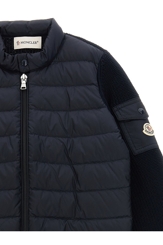 Padded cardigan Blue