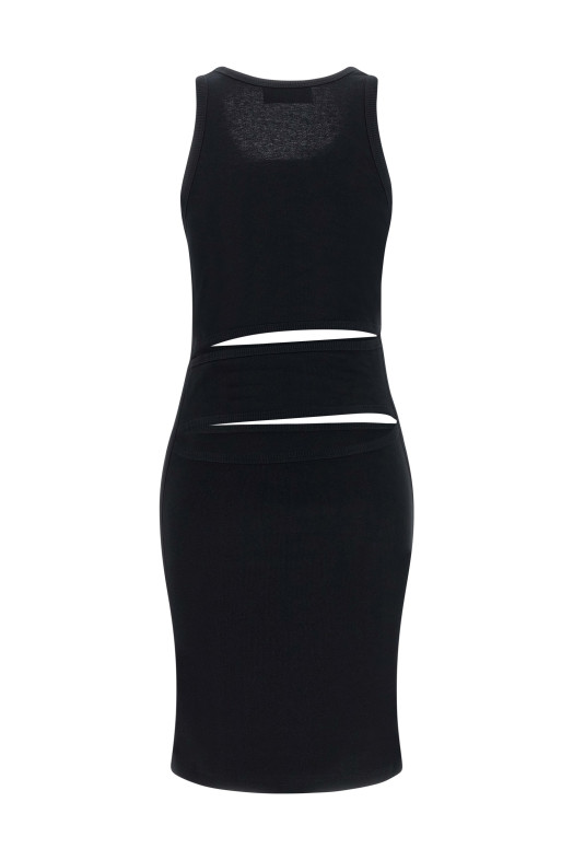 'Spiral' dress Black