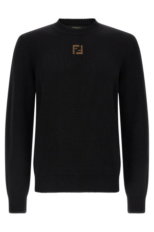 FF velvet micro sweater Black