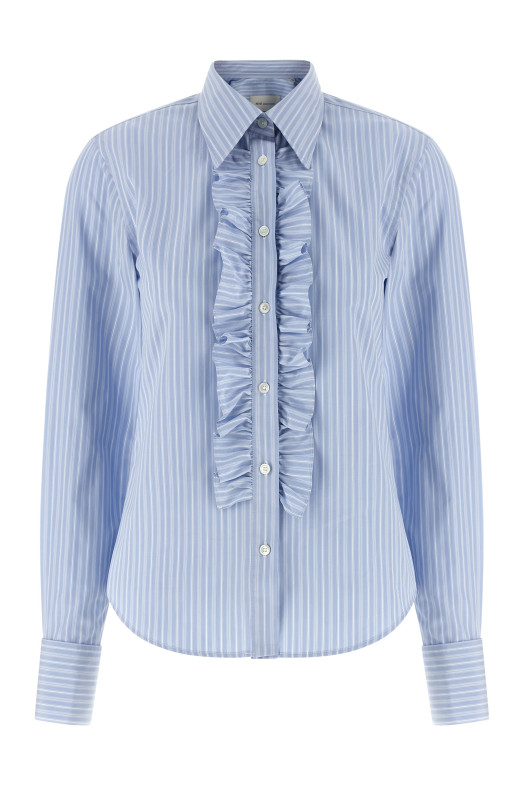 Jabot shirt BLUE