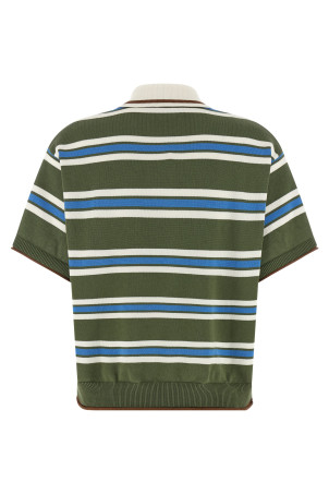 'Striped Knit' polo shirt Multicolor
