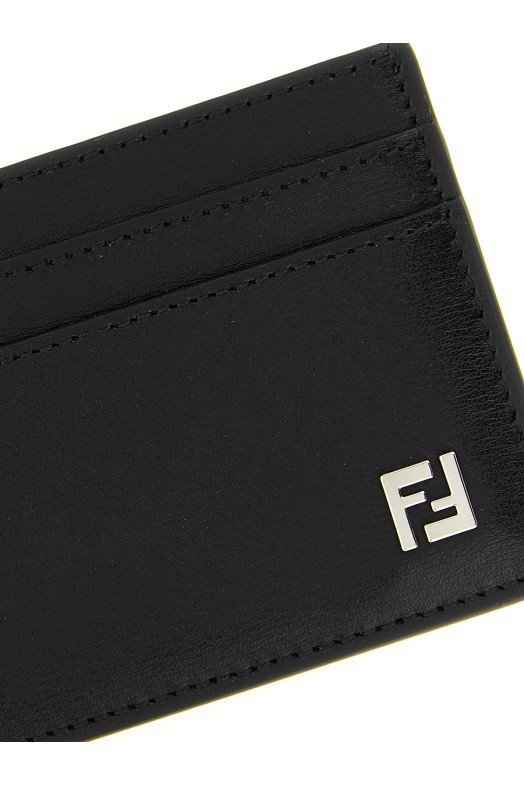 'Squared FF' card holder Black