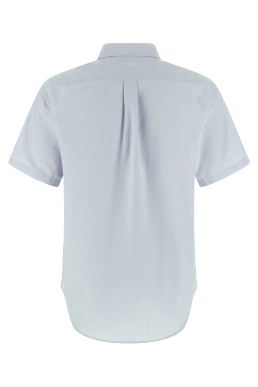 'Boke Flower Crest' shirt BLUE