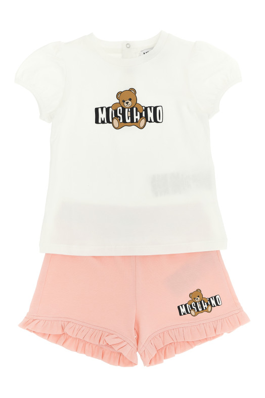 'Moschino Teddy Bear' t-shirt + shorts Pink