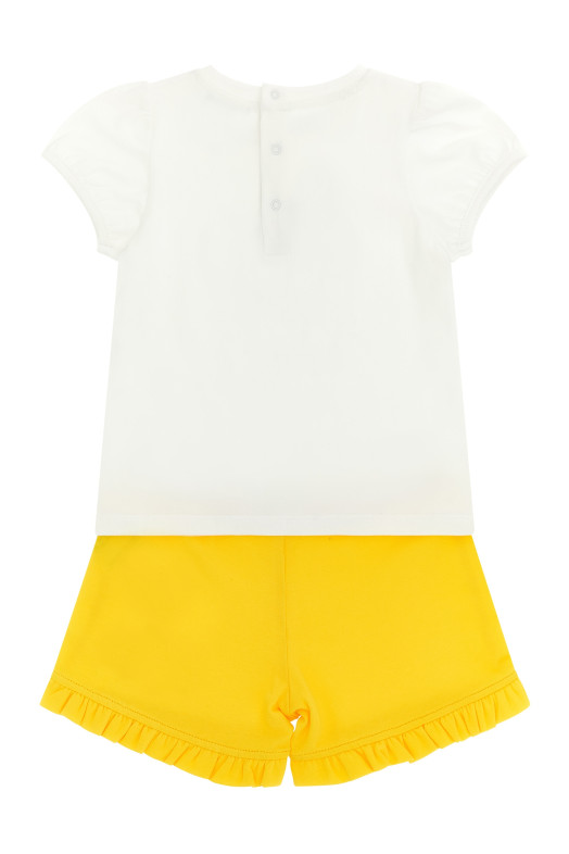'Moschino Teddy Bear' t-shirt + shorts Yellow