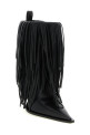 'Avenue Fringe' ankle boots Black