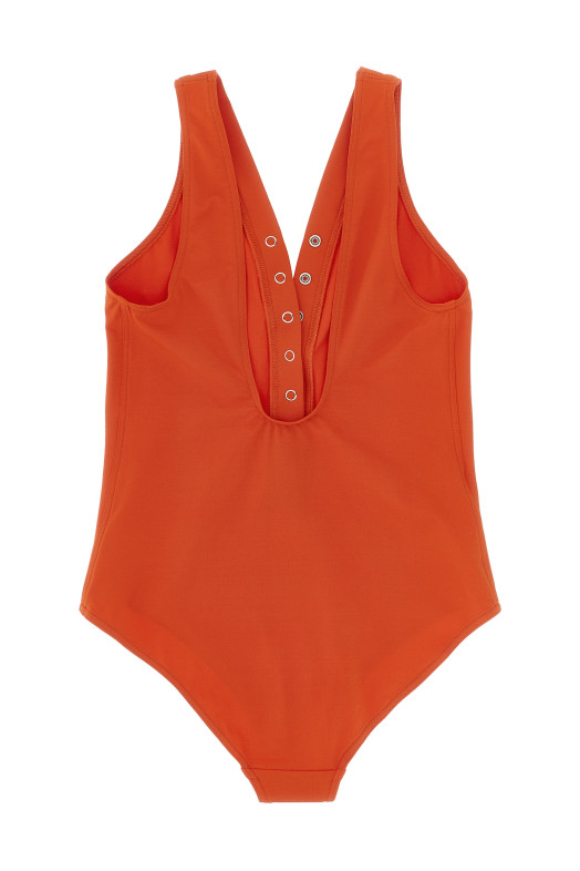 'Icône' one-piece swimsuit orange