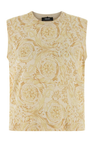 'Barocco' vest Yellow