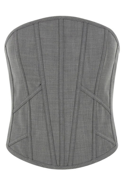 Top Bustier Gray