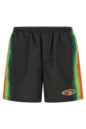 Jacquard logo swimsuit Multicolor