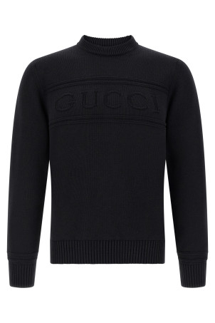 Gucci intarsia sweater Black