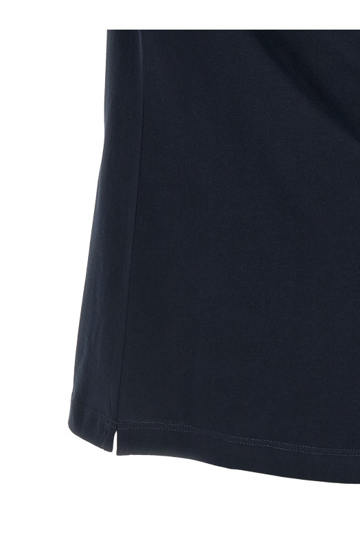 Stretch jersey polo shirt Blue