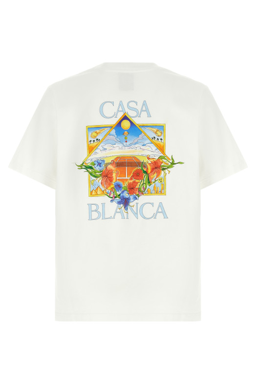 'Flower Court Icon' T-shirt White