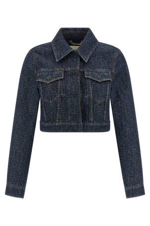 FF denim bolero jacket Blue