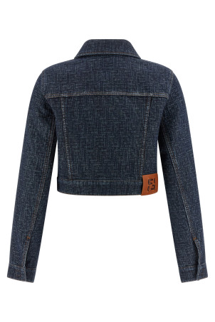 FF denim bolero jacket Blue