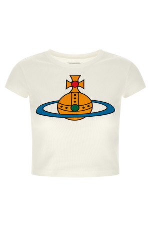 'Oversized Orb Baby Peru' T-shirt White