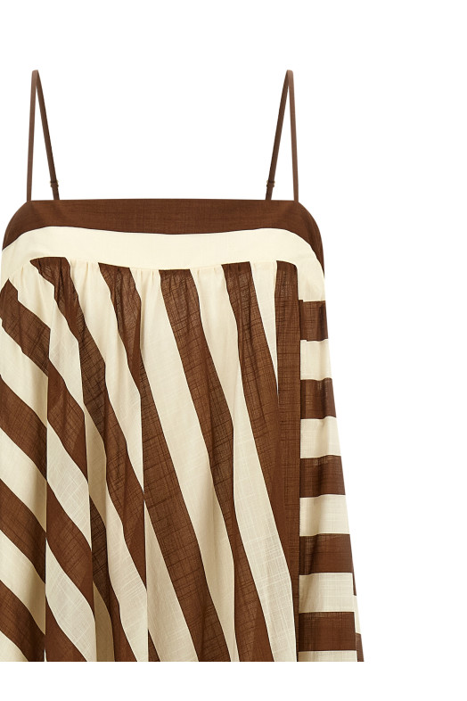 'Daylight' dress Brown