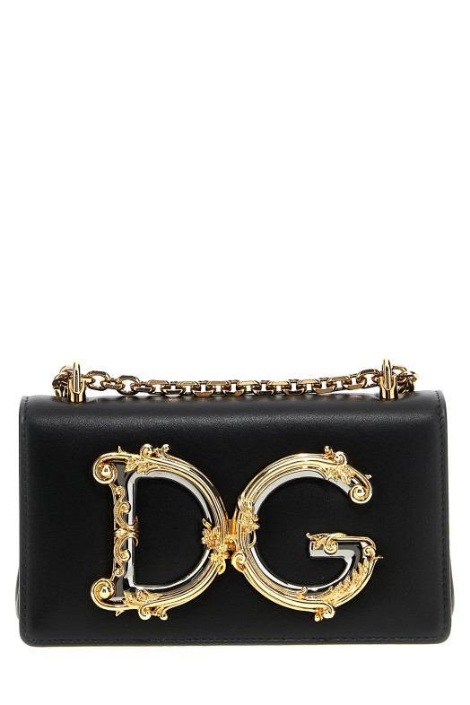 'DG Girl' mini crossbody bag Black