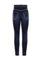 'High Waist Cropped Twiggy Jean’ jeans Blue