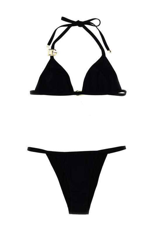 Logo bikini set Black