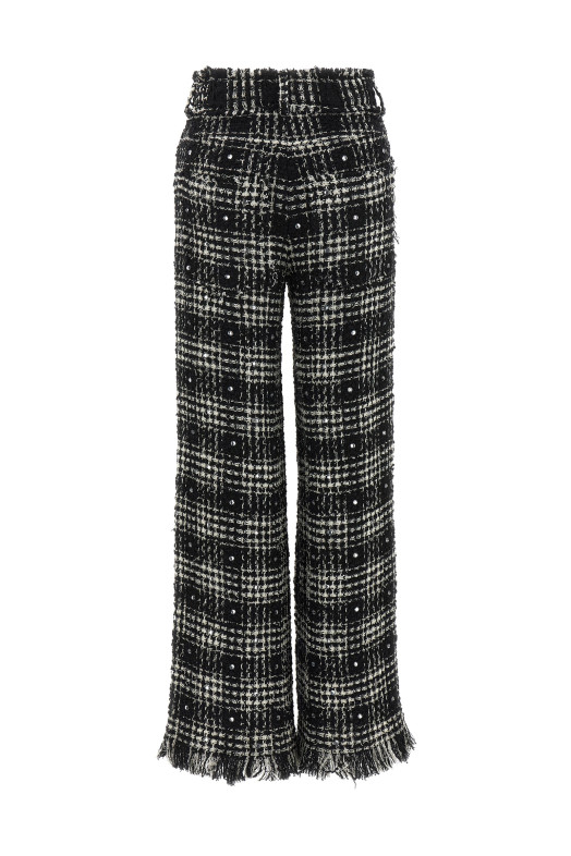 Prince of Wales pants Black-grey