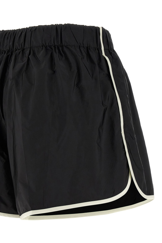 'Re-Nylon Piuma' shorts Black