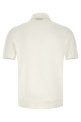 Logo embroidery polo shirt White