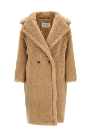 'Tedgirl - Teddy Bear Icon' coat Beige