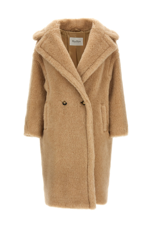 'Tedgirl - Teddy Bear Icon' coat Beige