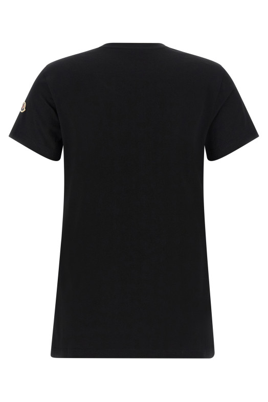 Logo patch t-shirt Black