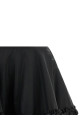 'Duchesse Nylon Mini Frill' skirt Black