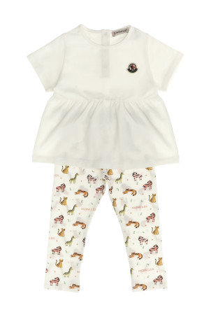 Animal print t-shirt + leggings set Multicolor