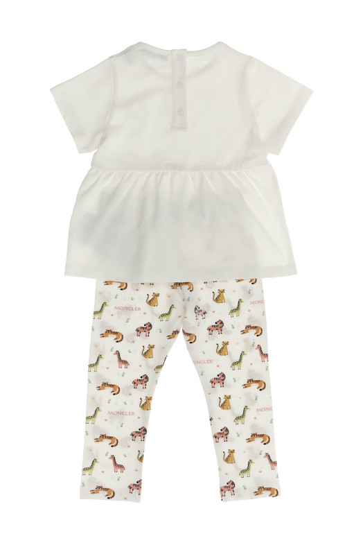 Animal print t-shirt + leggings set Multicolor