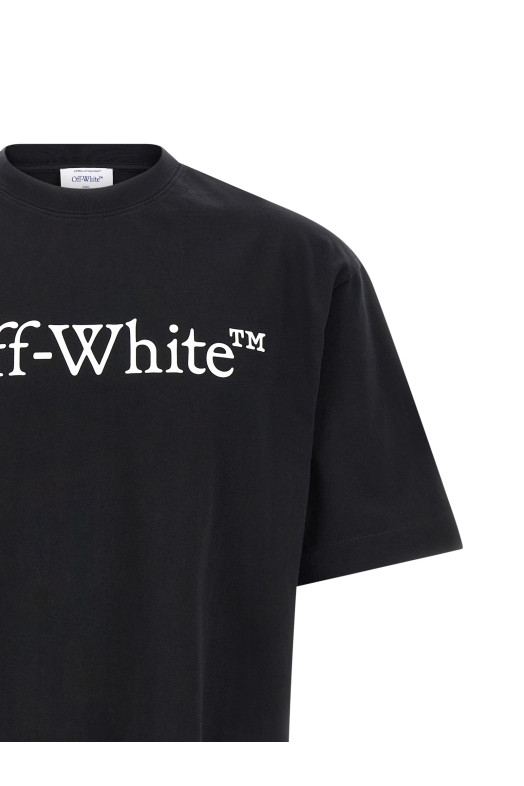 'Big Bookish Skate' T-shirt Black-grey