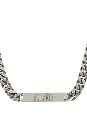 'Numeric' necklace Silver