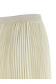 Pleated skirt White