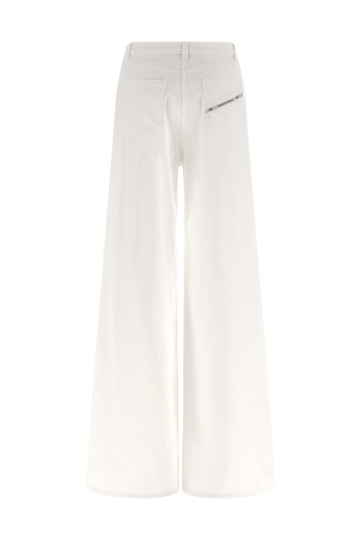 Palazzo jeans White