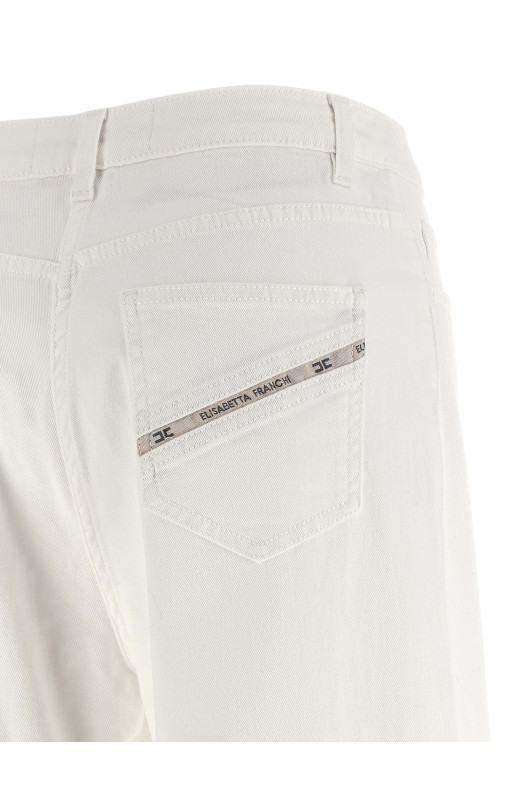 Palazzo jeans White