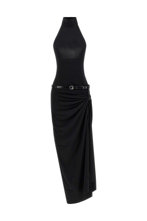 'Suspended Halterneck' dress Black