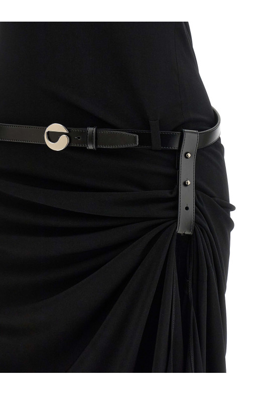 'Suspended Halterneck' dress Black