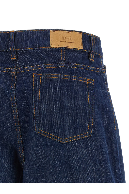 'Ami Paris Heritage Label' bermuda shorts Blue