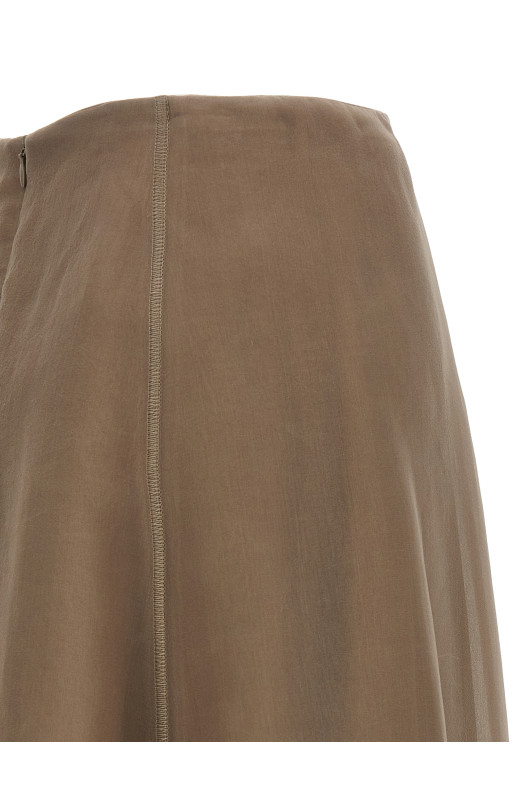 'Circle' skirt Beige