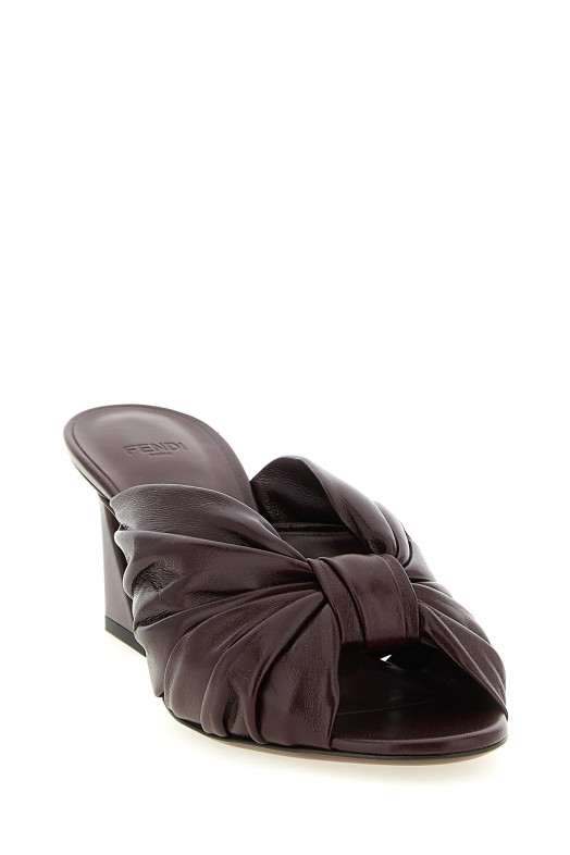 'Fendi Arco' slides Bordeaux