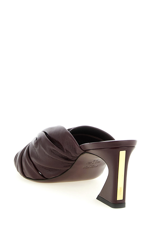 'Fendi Arco' slides Bordeaux