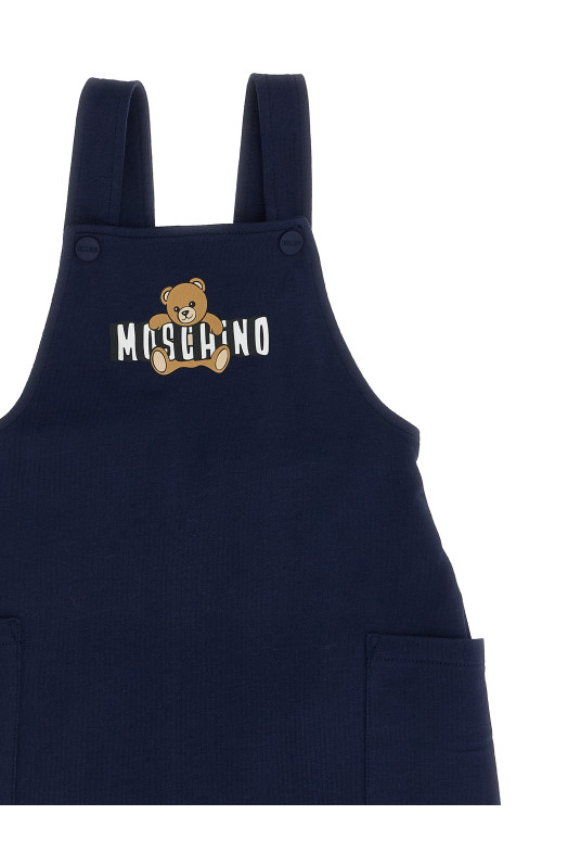 'Moschino Teddy Bear' t-shirt + dungarees set Multicolor